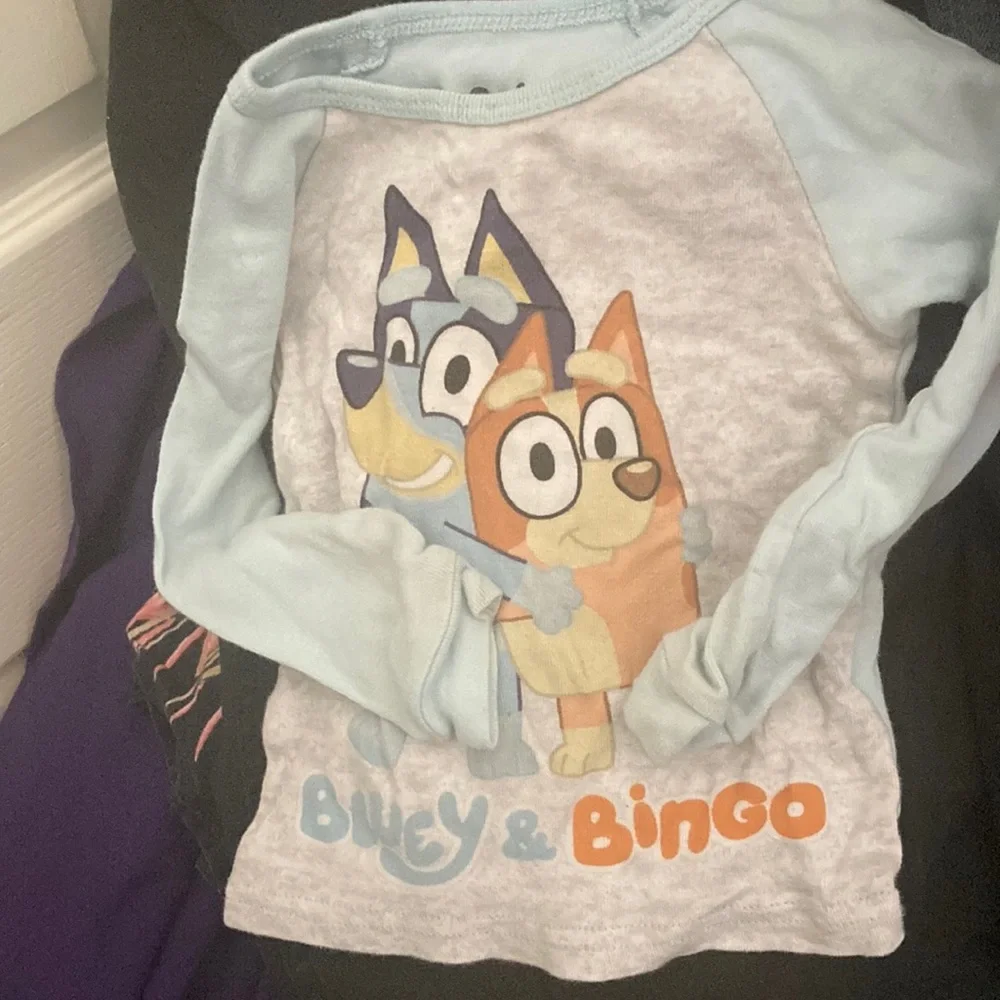 FINAL MARKDOWN Bluey toddler sleep top 2t